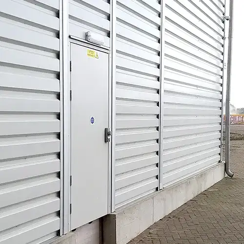 Fire Door with Glass Panel